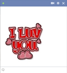 I Luv You Emoticon