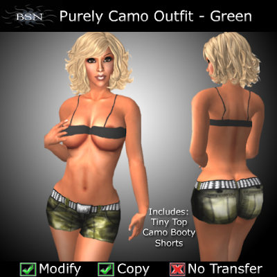 BSN Purely Camo Outfit - Green