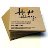 Business Cards Paper : Kraft Paper Business Card ~ Business Card Templates on ... / It is fairly common nowadays to move away from the traditional rectangular business card, and be more.