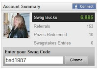 So then you go the the SwagBucks.com home page and on the right hand side you will see a box like this one shown left