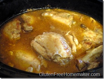 citrus chicken cooked in pot