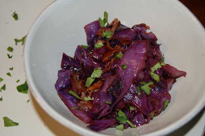 Balsamic Red Cabbage with Bacon | www.kettlercuisine.com