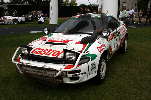 The unforgettable Toyota Celica Rally Car