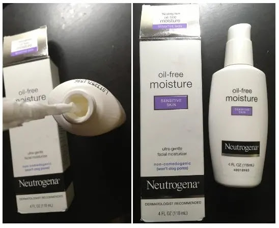 Neutrogena Oil Free Face Moisturizer for Sensitive Skin