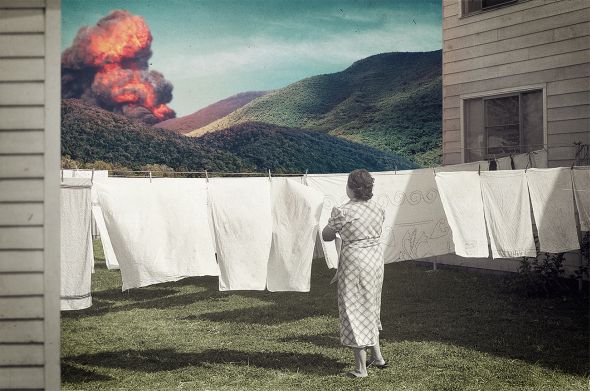 Joseba Elorza MiraRuido illustrations collages surreal vintage Routine