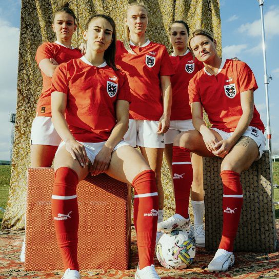 オーストリア女子代表 2022 ユニフォーム-欧州女子選手権-ホーム