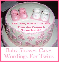 Classic Cake Wordings Baby Shower Cake