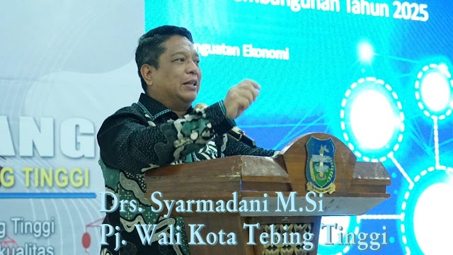 BUKA MUSRENBANG RKPD KOTA TEBING TINGGI TAHUN 2025, PJ. WALI KOTA AJAK PESERTA SAMPAIKAN USULAN PROGRAM PEMBANGUNAN