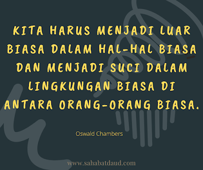 Renungan - Saat Teduh Harian; Yudas 1:20 (Oswald Chambers)