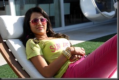 Trisha lying photo