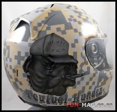 Creative Helmet Art 