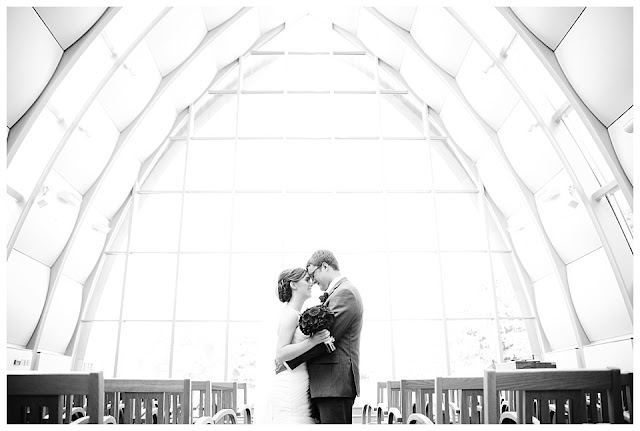 wedding photo at White Chapel in Terre Haute