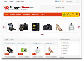 Template Toko Online Untuk Blogger "Blogger Store V2"