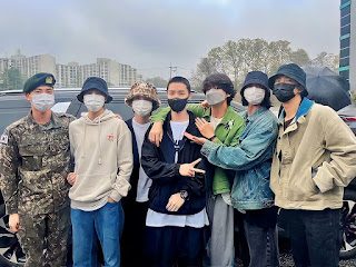 J-Hope Shows Off His Buzz Cut with BTS Member