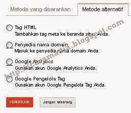 Cara Submit Sitemap Blog ke Google Webmasters Tools