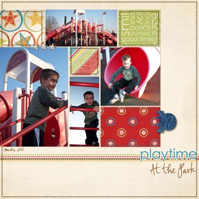 Playtime At The Park by Carey Bridges