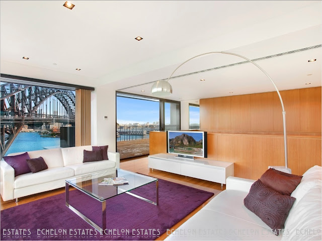 Picture of modern penthouse living room