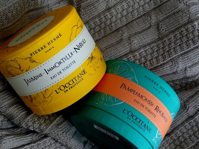 L'Occitane x Pierre Hermé - Pamplemousse Rhubarbe and Jasmin-Immortelle Neroli