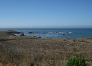 View of the Pacific Ocean near Cayucas, California