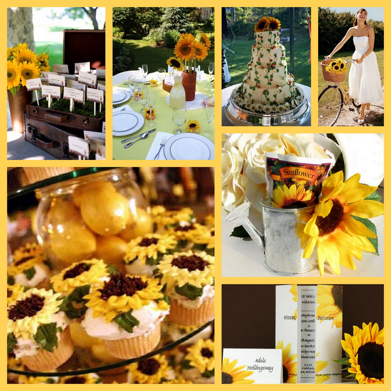 Wedding Theme: Sunflowers