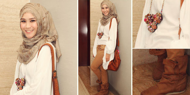 Tampil Fashionable Sederhana Dengan Jilbab