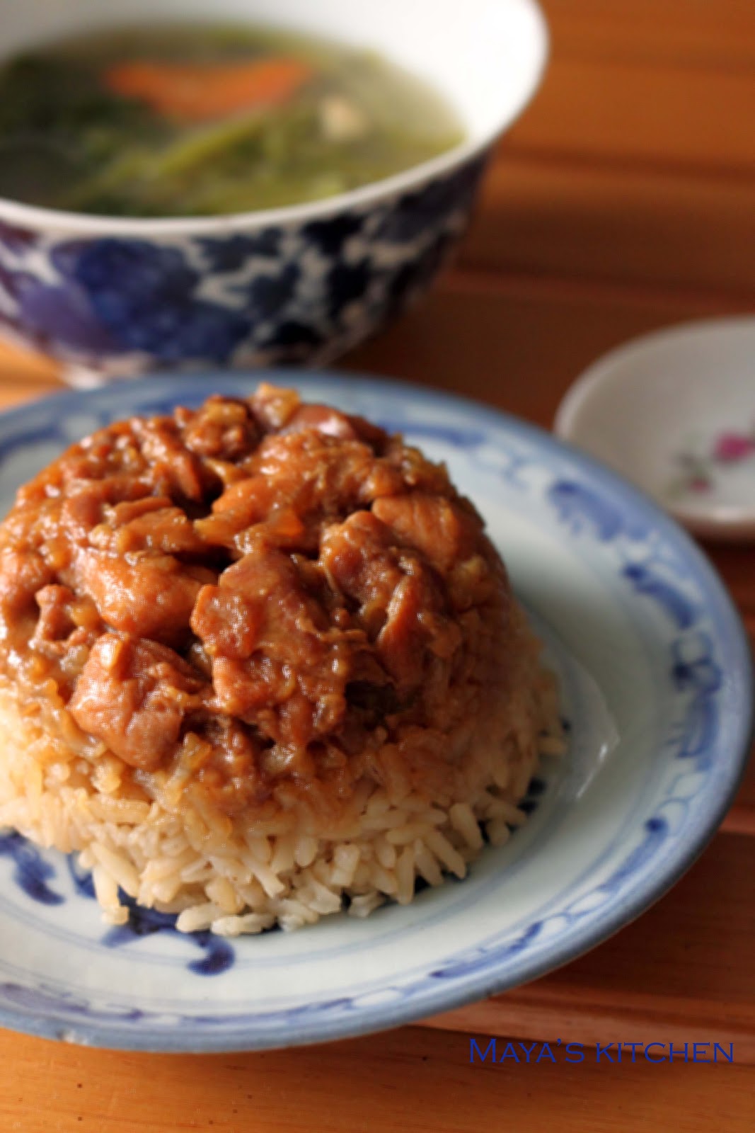 Chinese Food Week NCC: Nasi Tim Jamur by Maya Kohar