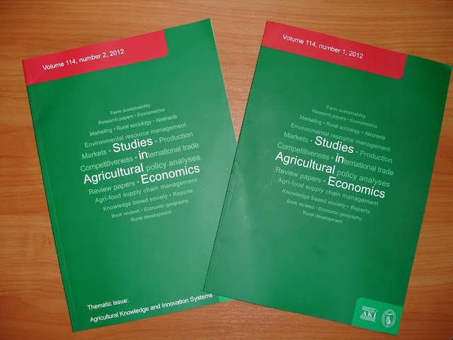 Library of MNAU received a free subscription to scientific journal Studies in Agricultural Economics within cooperation with the Research Institute of Agricultural Economics, Hungary.