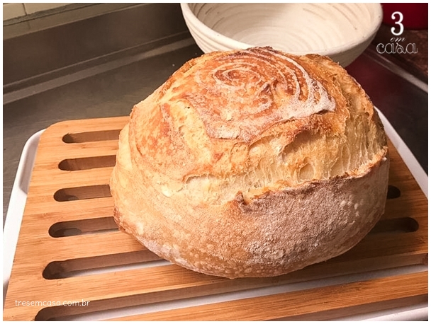pão de fermentação natural como fazer