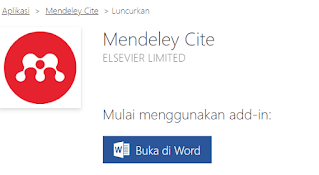 Cara Memasukkan Mendeley ke Word