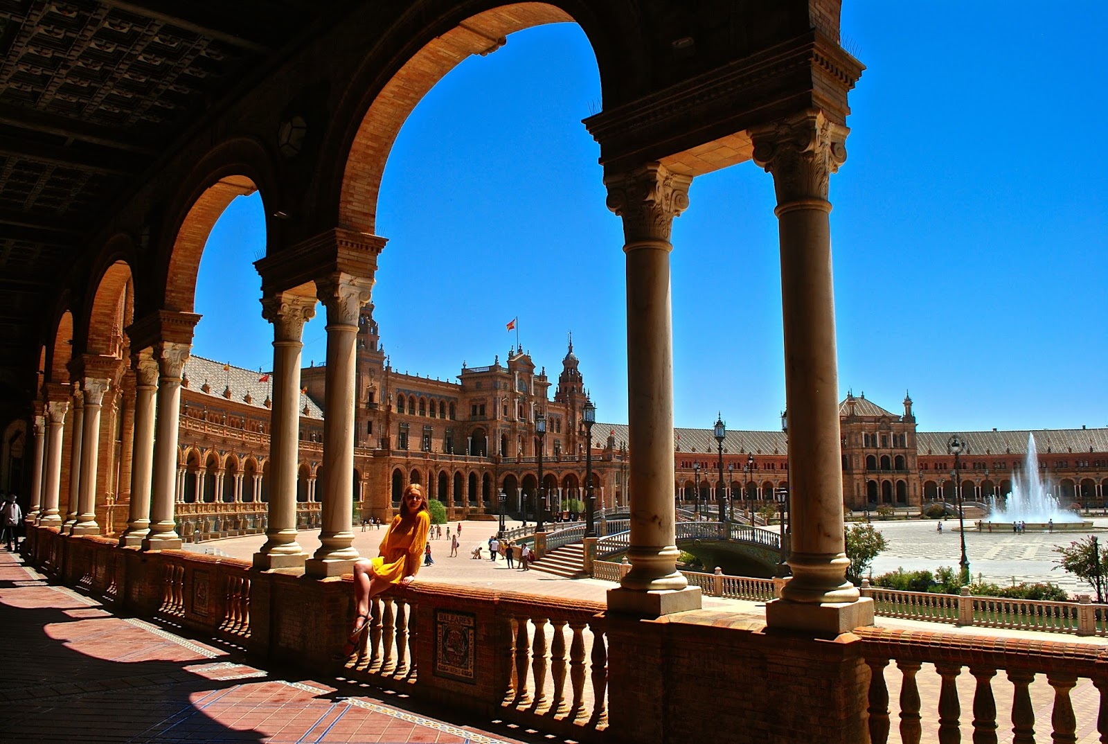 Plaza de Espana in Seville Spain