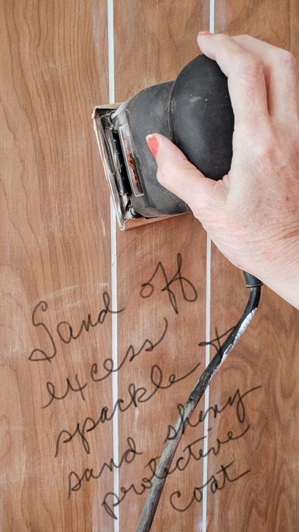 sand down paneling