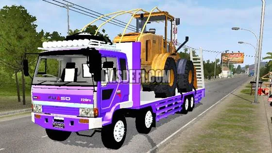 Mod Fuso FN Trinton Selfloader Muatan Dozer