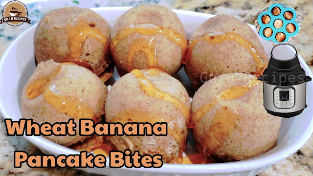 Banana Wheat Pancake Bites