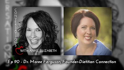 Conversations with Anne Elizabeth Podcast featuring Dr. Maree Ferguson of Dietitian Connection