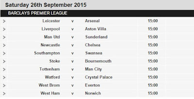 Inilah Jadwal Lengkap Liga Inggris EPL 2015-2016