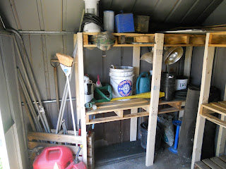 Storage Shed Made From Pallets