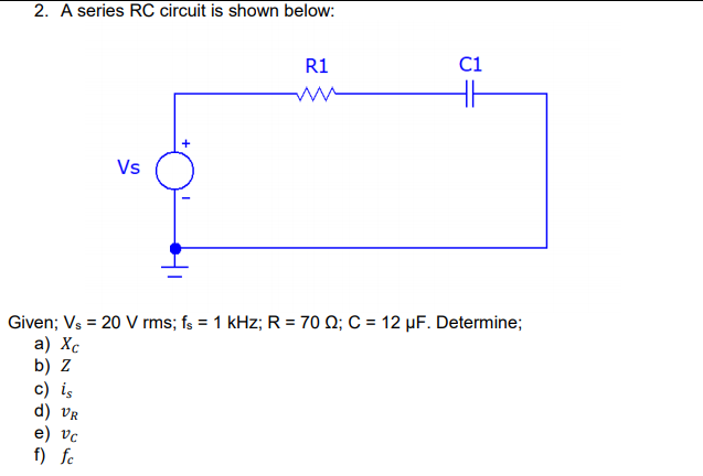 RC circuit problem solution help