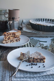 Torta alla ricotta e gocce di cioccolato