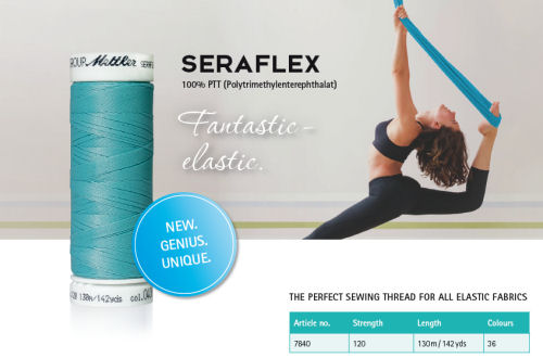 Seraflex fantastic elastic sewing thread