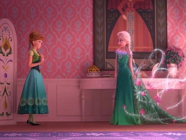 Otra imagen del cortometaje Frozen Fever de Disney.