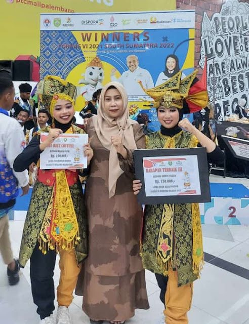 IOSKI Pasbar Meraih Juara Harapan 3 Senam Kreasi Pada FORNAS VI Tahun 2022 di Palembang
