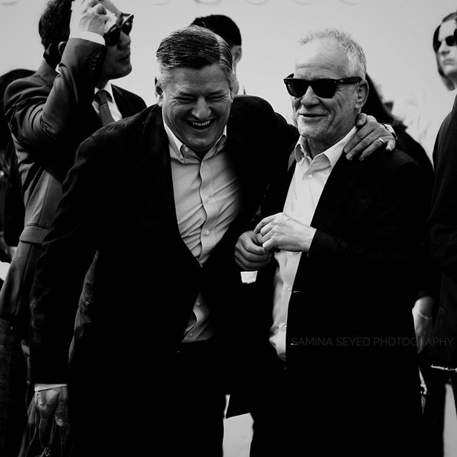Ted Sarandos and Thierry Frémaux