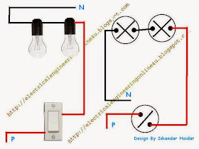lights wiring in series circuit with switch 
