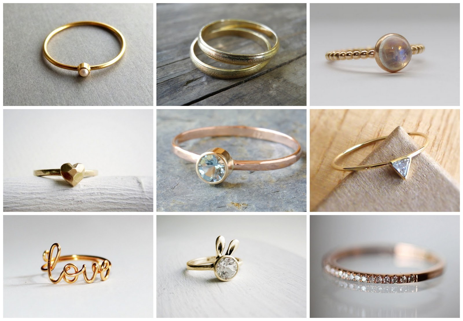 Engagement rings on wedding day