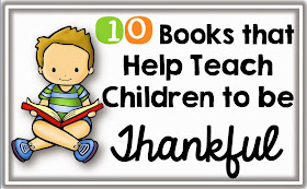 Books that teach children to be thankful: Thankful Jar: A Chalk Talk Vlog YouTube Hop Clever Classroom blog