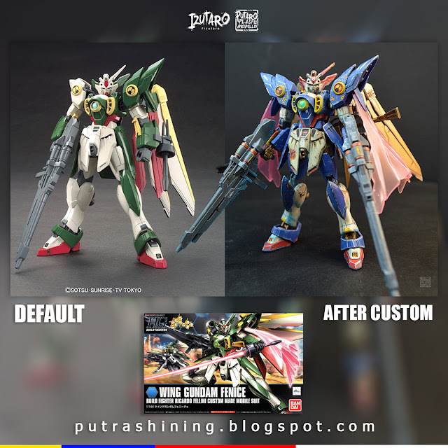 Izutaro Project Merdeka: HGBF 1/144 Wing Gundam Fenice Custom by Putra Shining