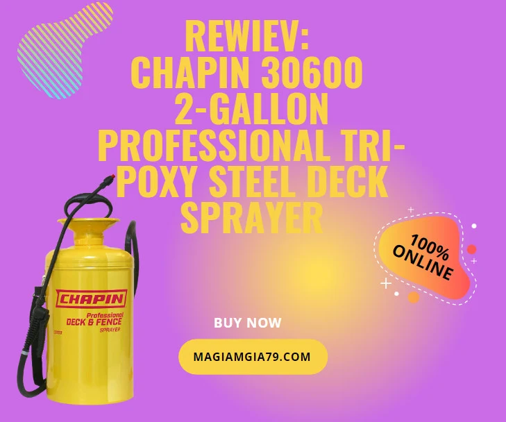 Rewiev: Chapin 30600 2-Gallon Professional Tri-Poxy Steel Deck Sprayer