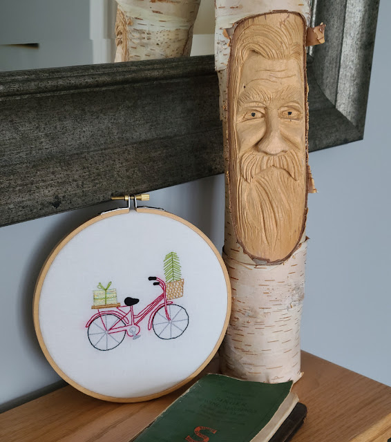 Embroidered bicycle | DevotedQuilter.com