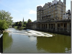 Bath Weir on the river near Roman Baths