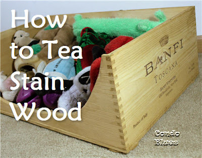 Condo Blues: How to Tea Stain Wood